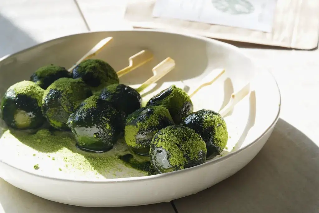 Matcha-Infused Sweet Dumplings