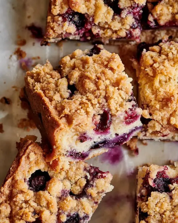 Mayonnaise Blueberry Streusel Cake