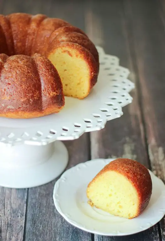 Mayonnaise Coconut Rum Cake