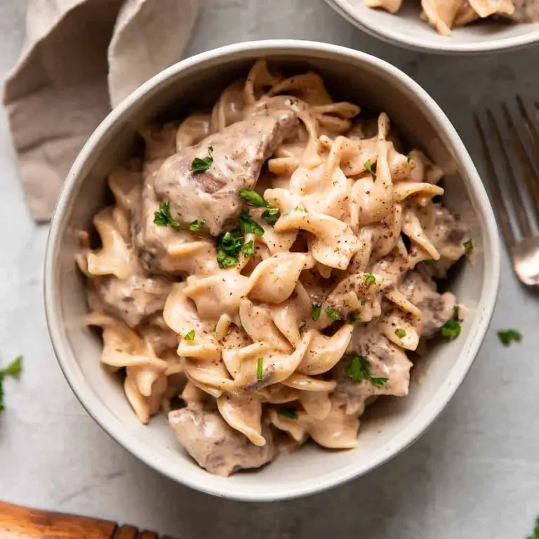 Media Crema Beef Stroganoff