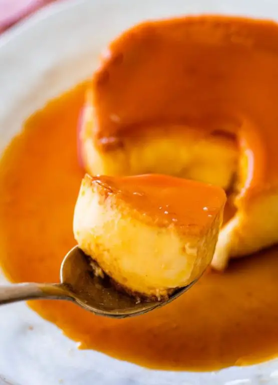 Media Crema Caramel Flan