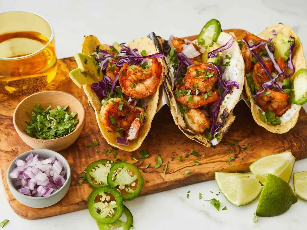 Media Crema Shrimp Tacos