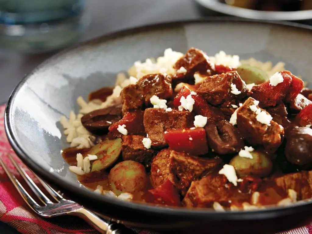 Mediterranean Beef and Olive Stew