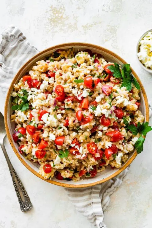 Mediterranean Brown Rice Salad