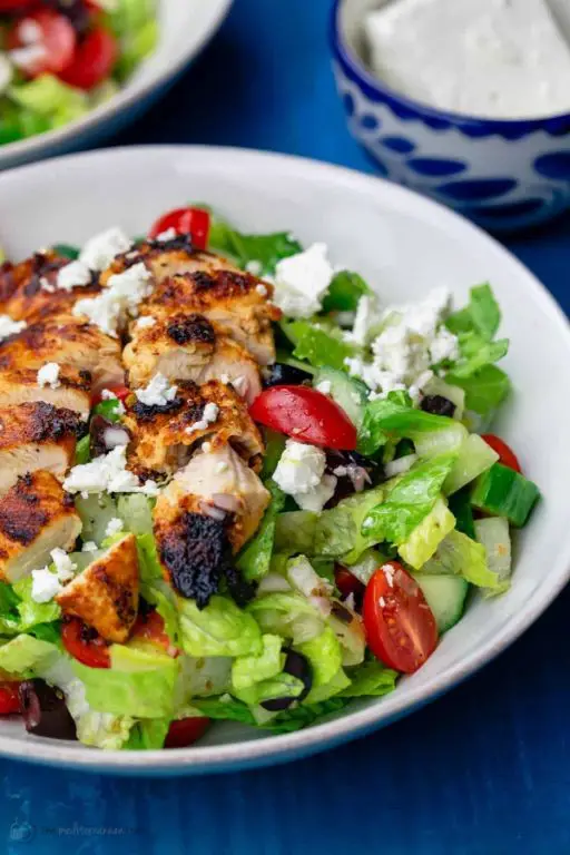 Mediterranean Chicken Salad with Feta