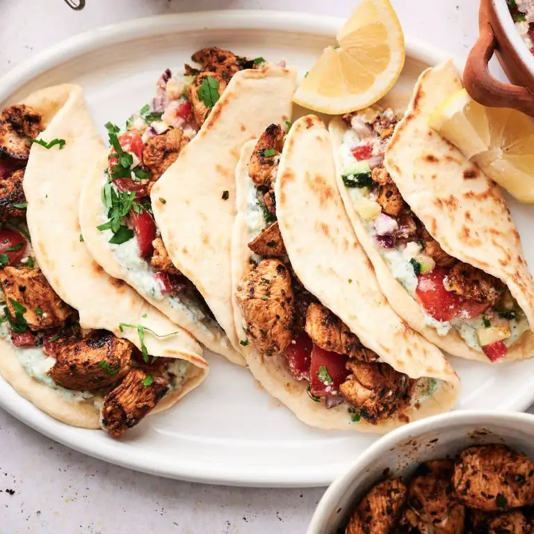 Mediterranean Chicken Taquitos with Feta