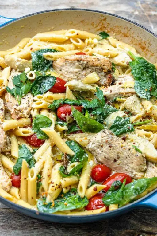 Mediterranean Chicken and Penne Pasta