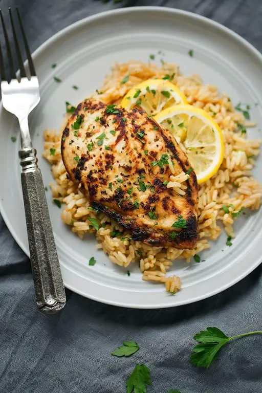 Mediterranean Chicken and Rice Pilaf