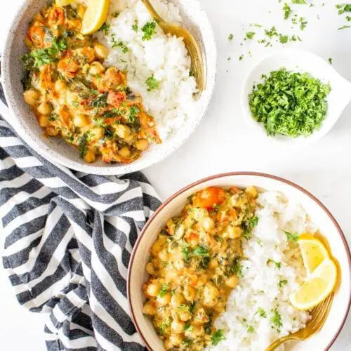 Mediterranean Chickpeas and Rice