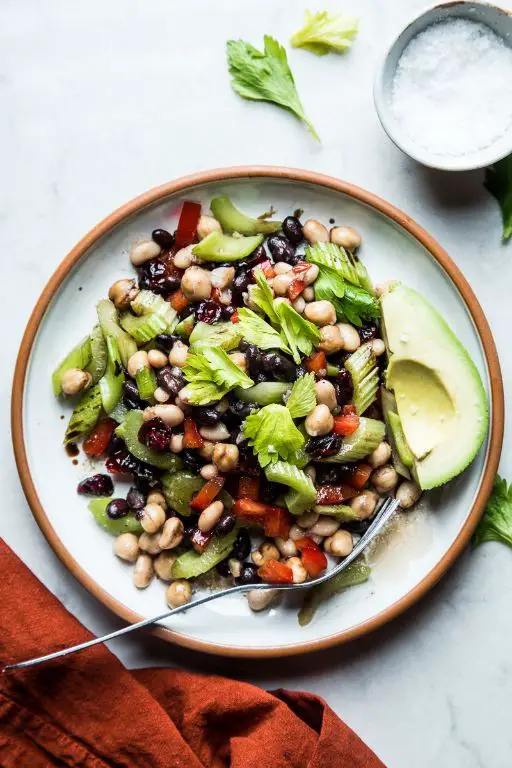 Mediterranean Dry Cranberry Bean Salad