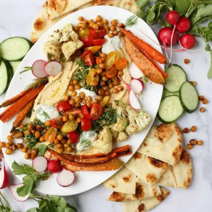 Mediterranean Hummus Platter