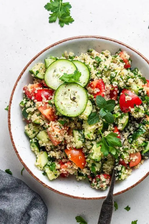 Mediterranean Quinoa Tabouli Salad