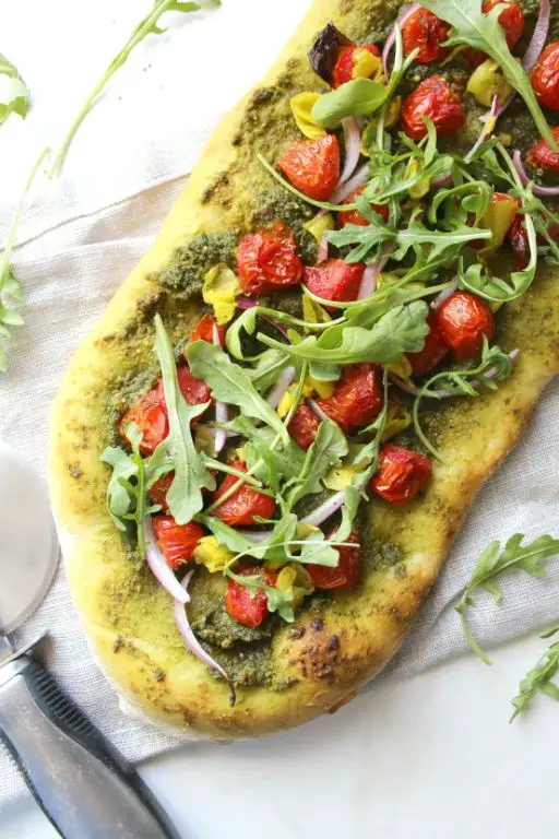 Mediterranean Vegan Flatbread