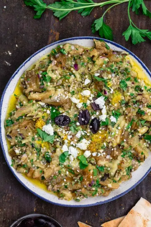Melitzanosalata with Roasted Eggplant and Garlic