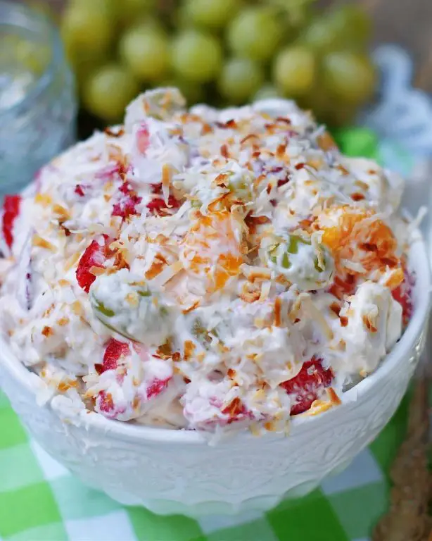 Melon Medley Fruit Salad with Cool Whip Cream