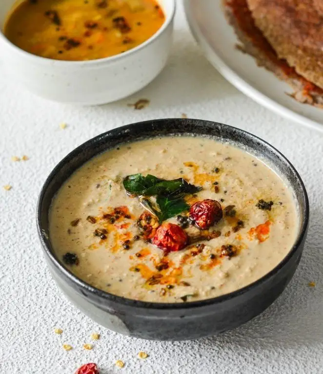 Methi Chutney with Coconut and Peanuts