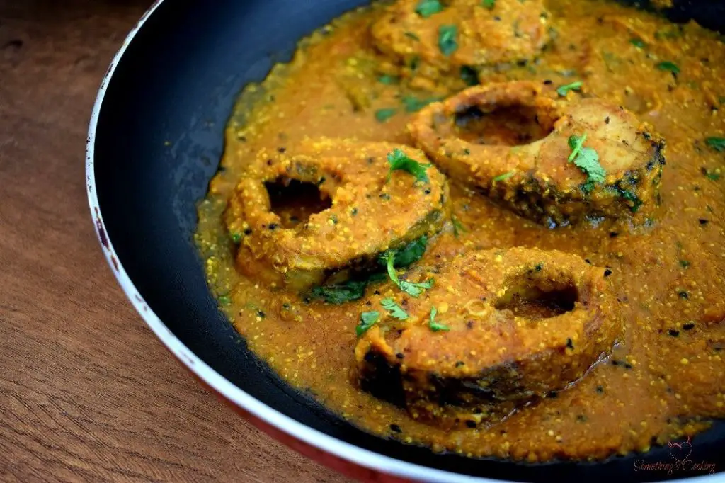 Methi Fish Curry with Mustard Seeds