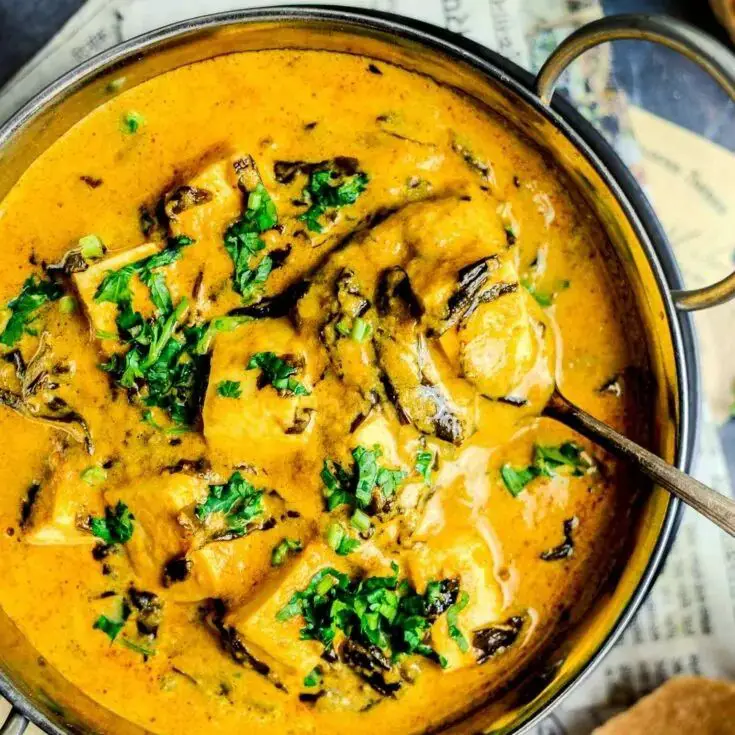 Methi Malai Paneer Curry