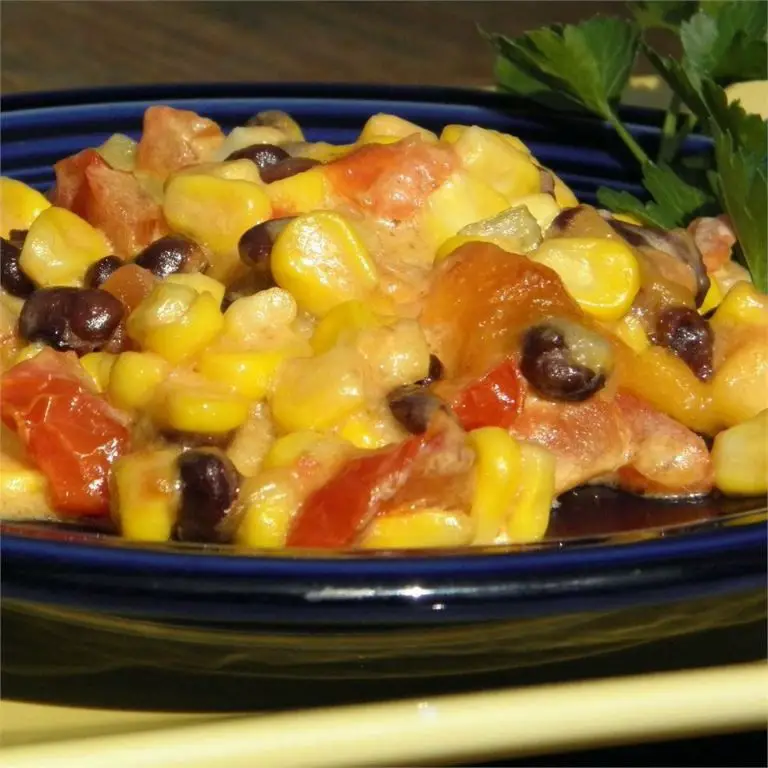 Mexican Corn and Bean Casserole