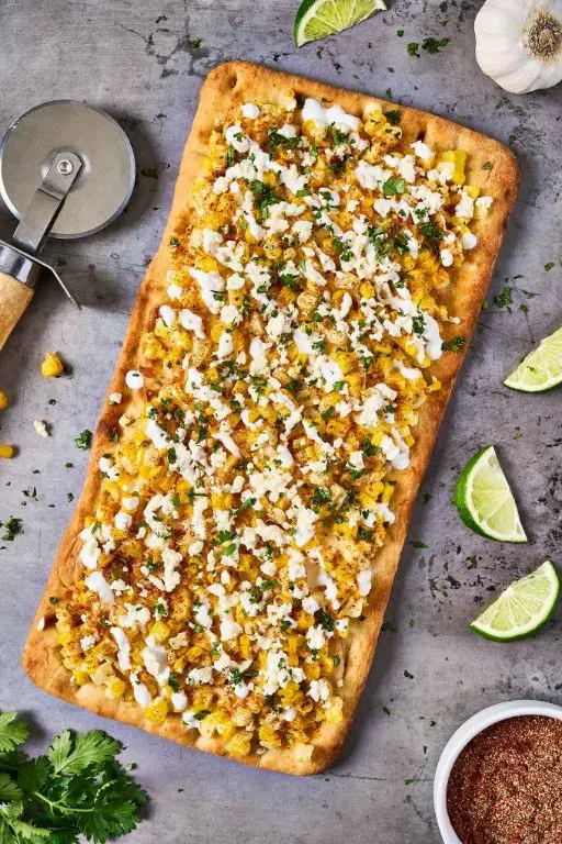 Mexican Flatbread with Queso Fresco