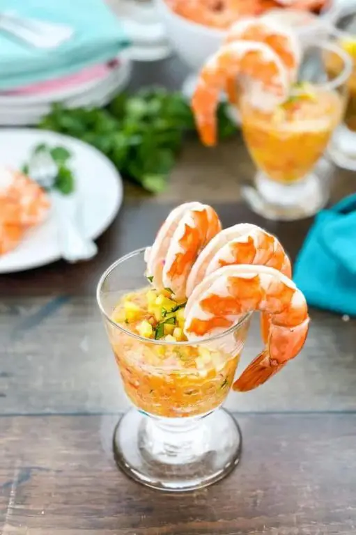 Mexican Shrimp Cocktail with Pineapple and Habanero