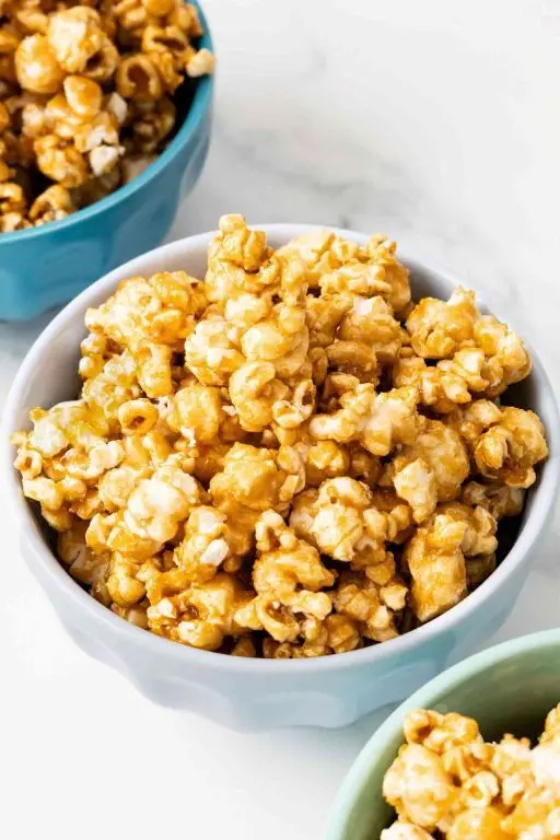 Microwave Caramel Popcorn