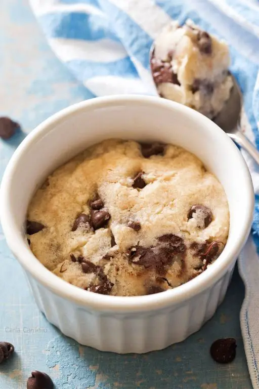Microwave Chocolate Chip Cookie