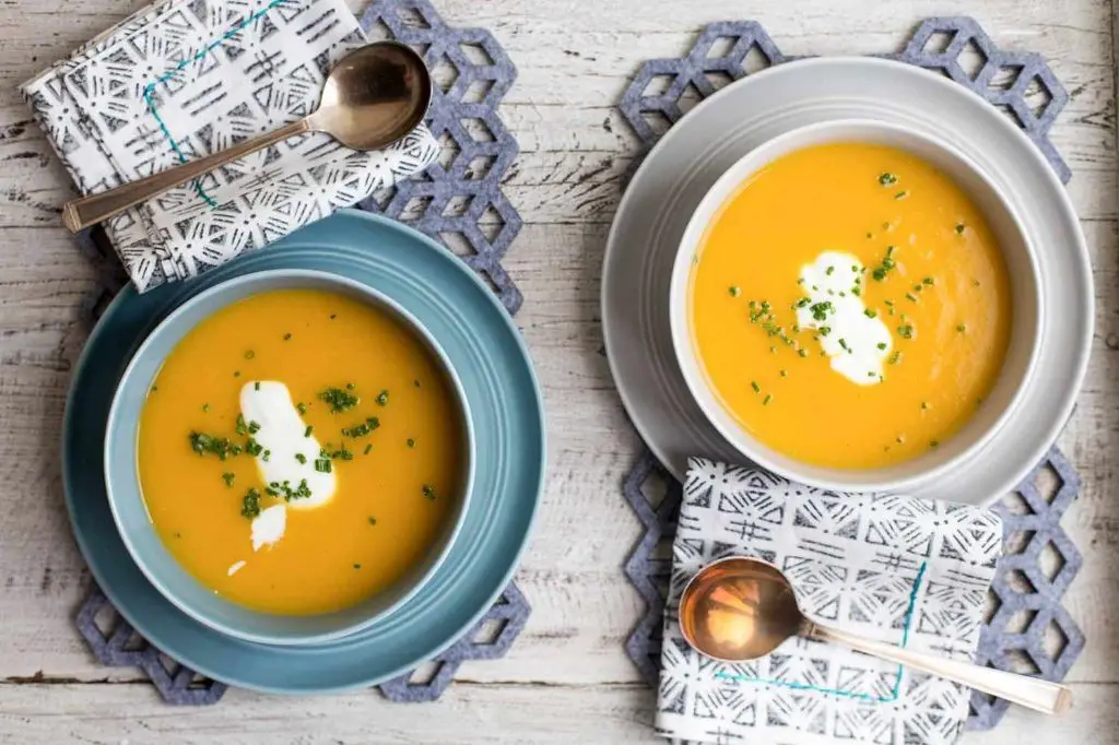 Microwave Pressure Cooker Butternut Squash Soup