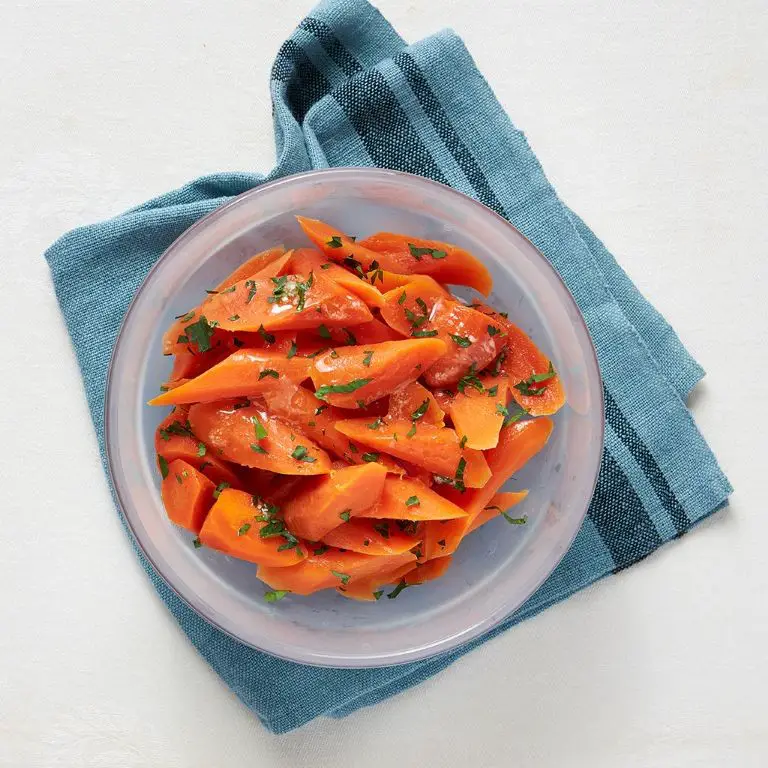 Microwave Pressure Cooker Honey Glazed Carrots