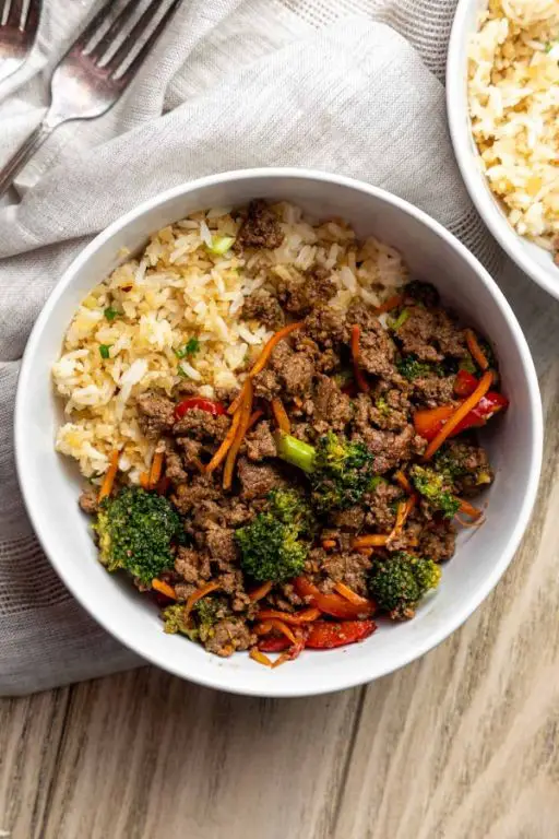 Microwave Pressure Cooker Teriyaki Beef Bowls