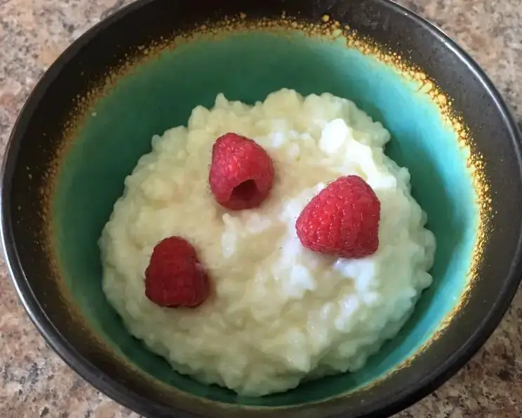 Microwave Rice Pudding