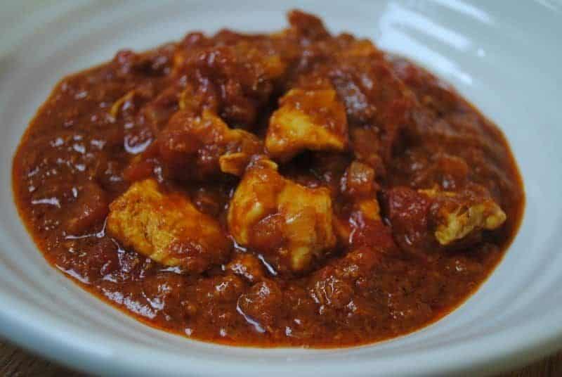 Microwaved Chicken Curry