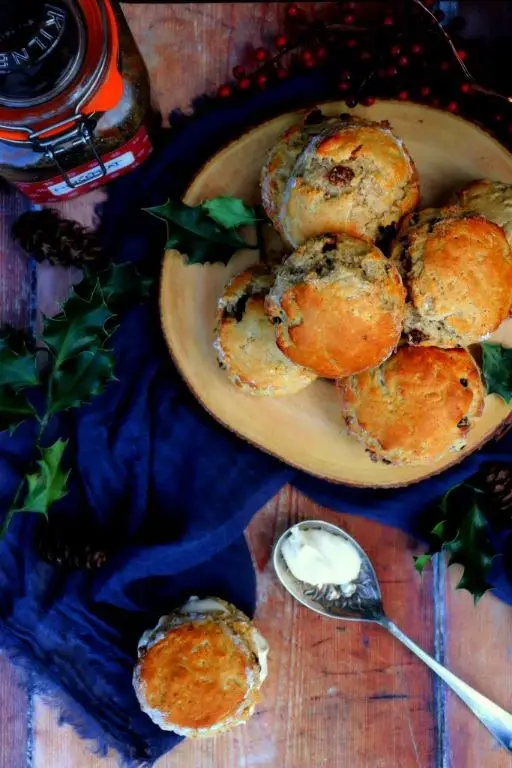 Mincemeat and Orange Marmalade Scones