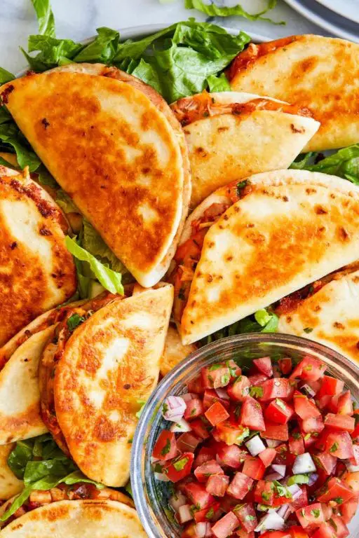 Mini Chicken and Cheese Quesadillas