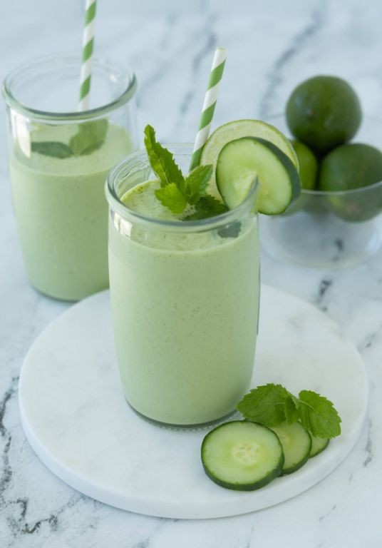 Mini Cucumber and Greek Yogurt Smoothie