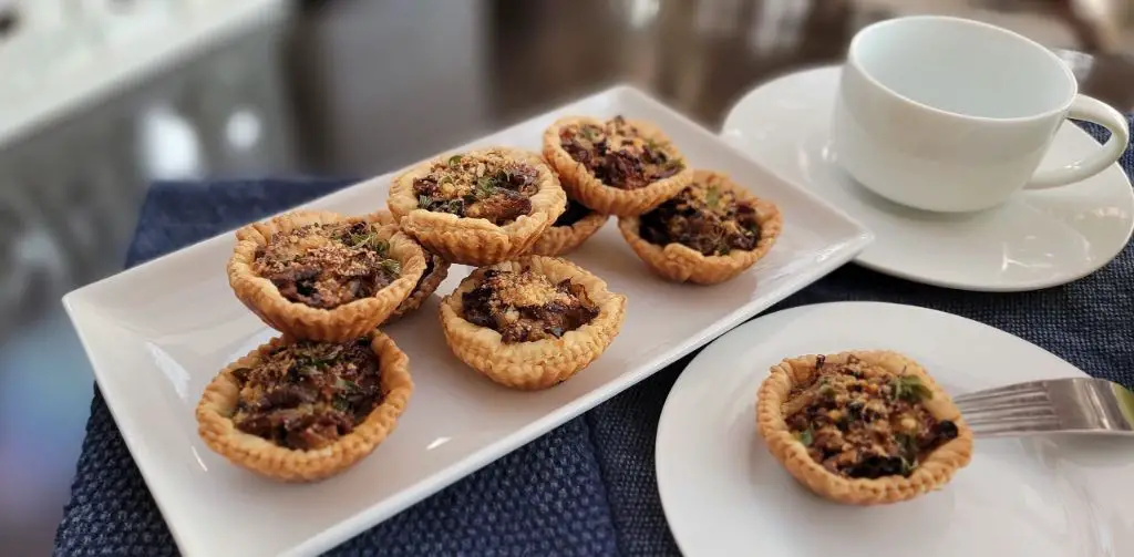 Mini Mushroom and Leek Tartlets