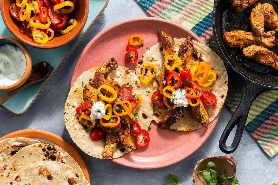 Mini Sweet Pepper Fajitas