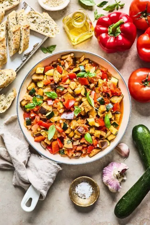 Mini Sweet Pepper Ratatouille