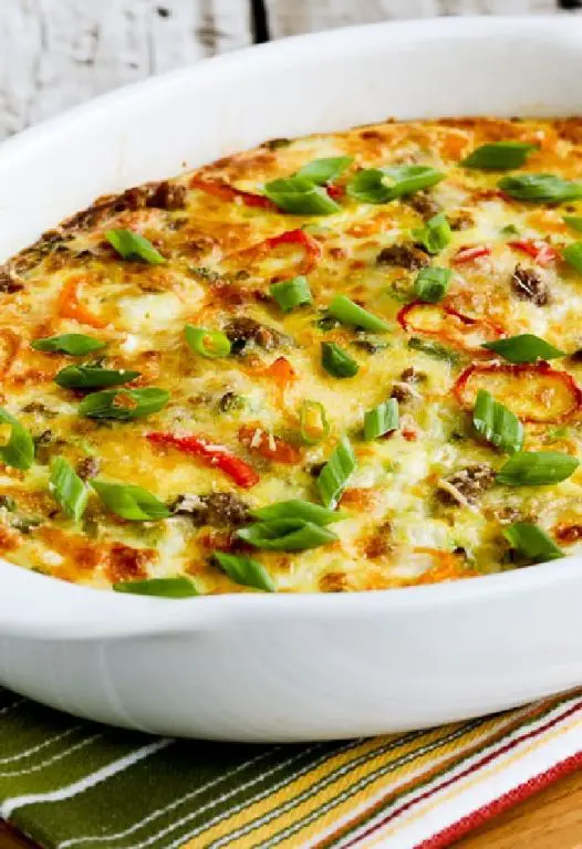Mini Sweet Pepper and Sausage Casserole