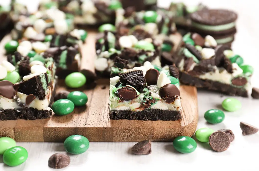 Mint Chocolate Magic Bars