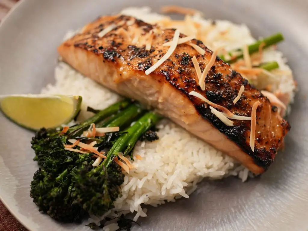 Miso Marinated Salmon with Mirin and Sake