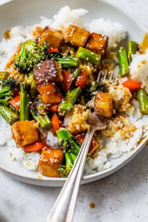 Mixed Vegetables and Tofu Stir-Fry
