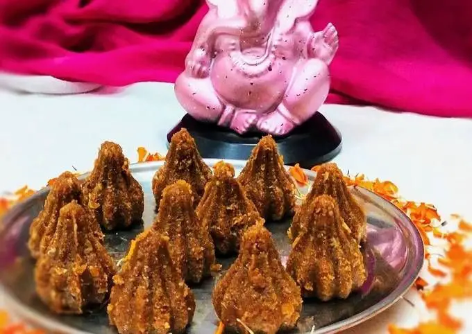 Modak with Coconut and Jaggery