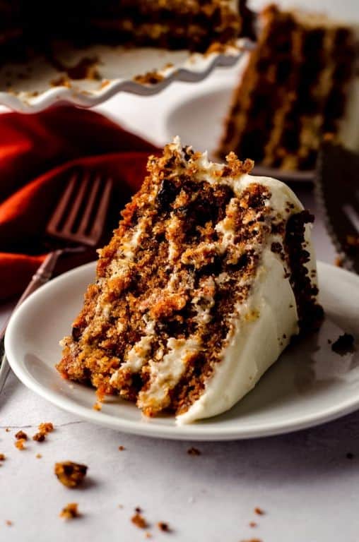Moist Carrot Walnut Torta