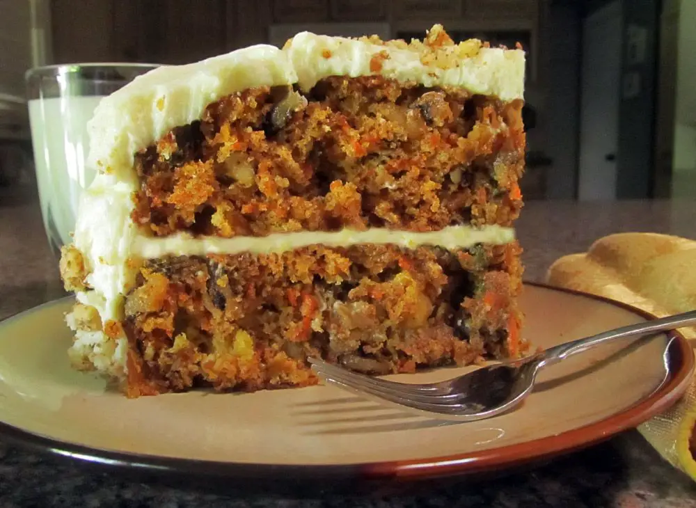 Moist Mayonnaise Carrot Cake
