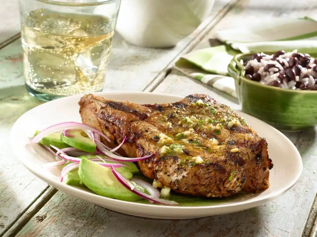 Mojo-Crusted Puerto Rican Pork Chops