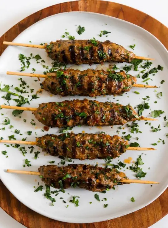 Moroccan Beef Kefta Kebabs