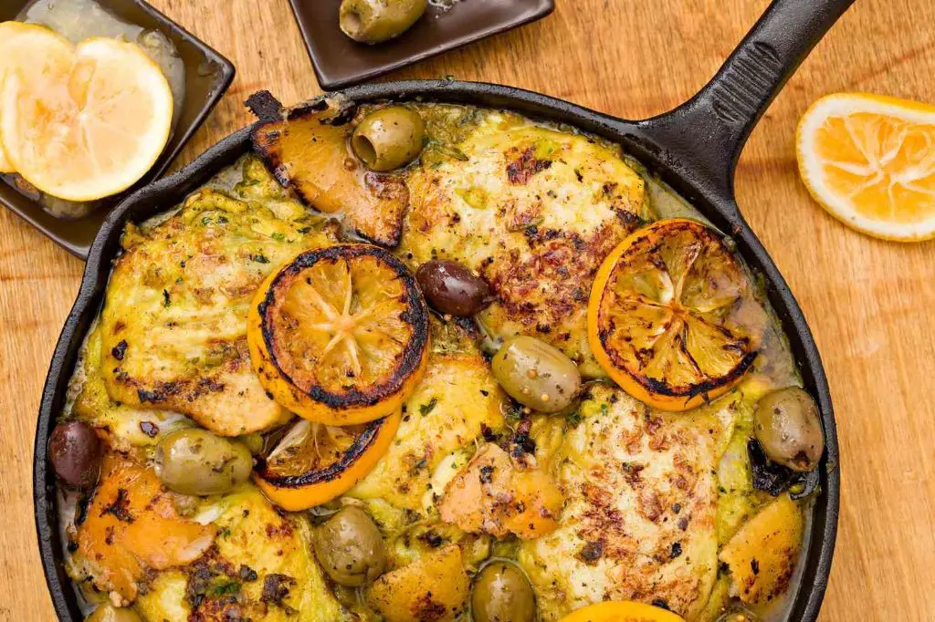 Moroccan Chicken with Preserved Lemons