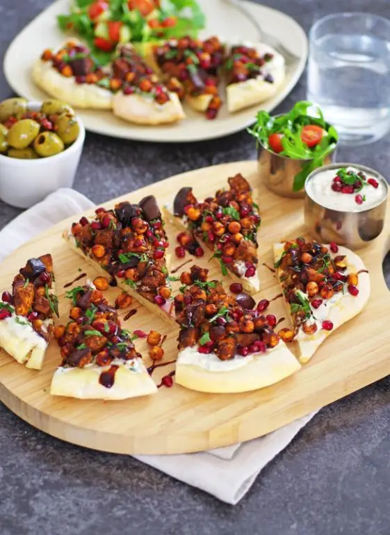 Moroccan Spiced Vegan Flatbread