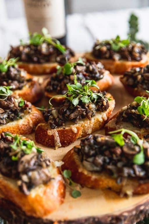 Mushroom and Thyme Bruschetta